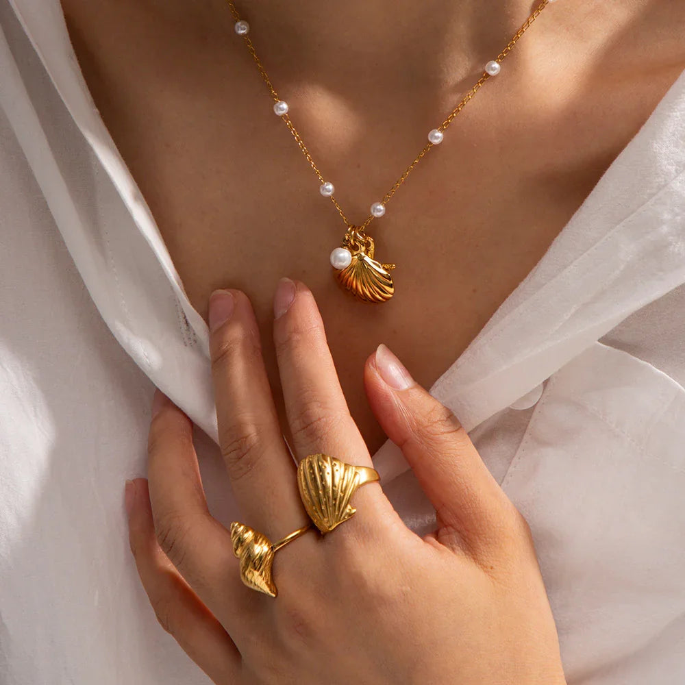 [Echo Fine]Rebecca Freshwater Pearl Necklace