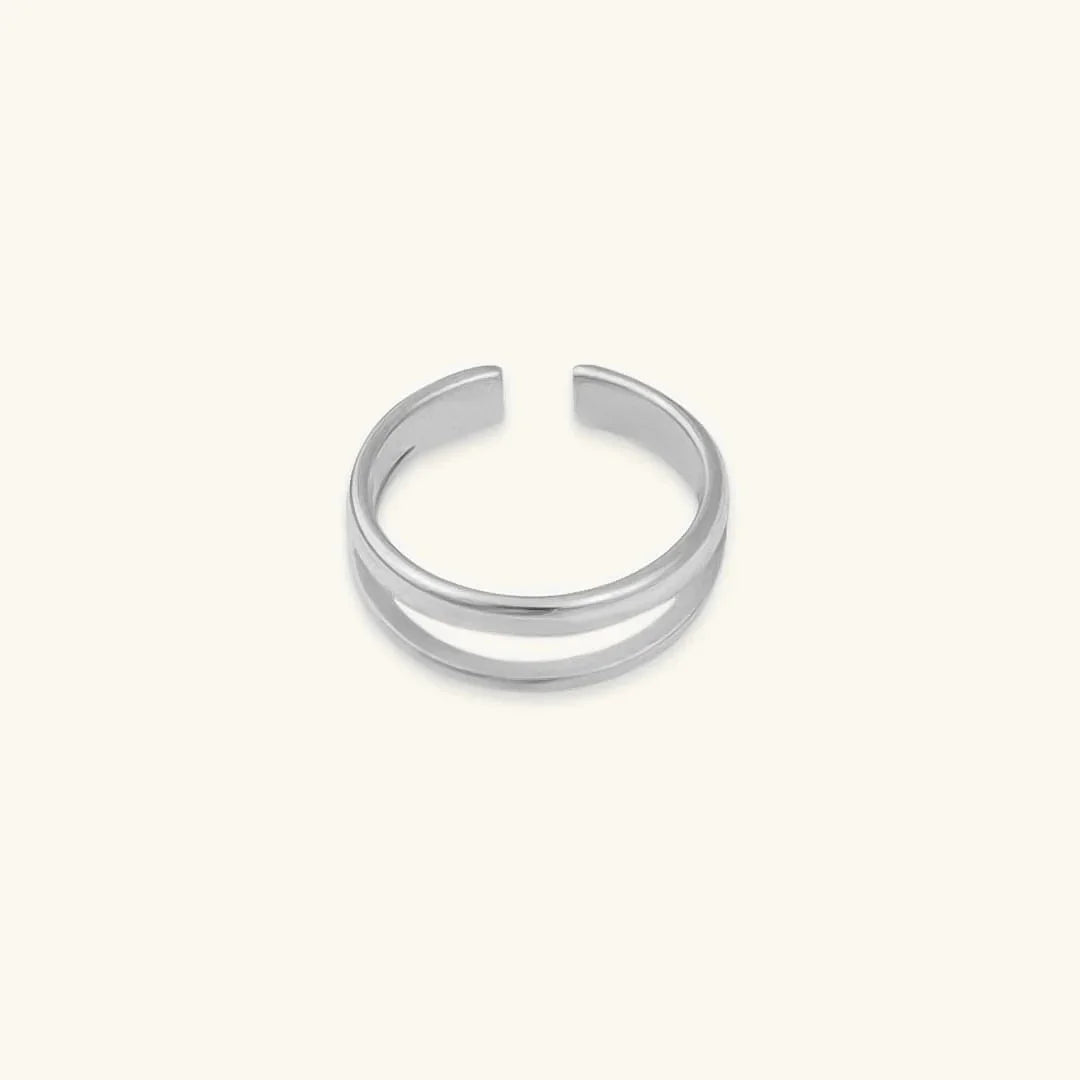 [Echo Fine]Olivia Layered Gold Ring