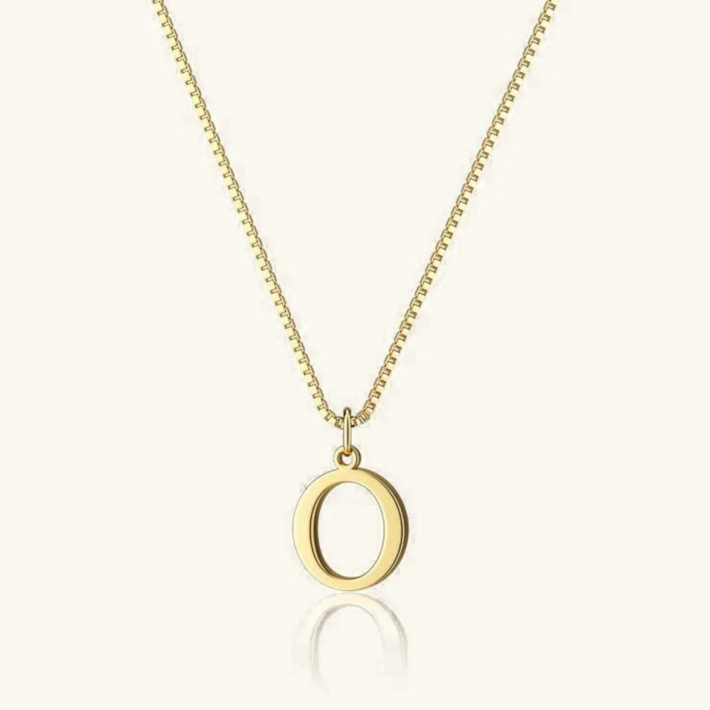 [Echo Fine]Therese Letter Initial Gold Necklace