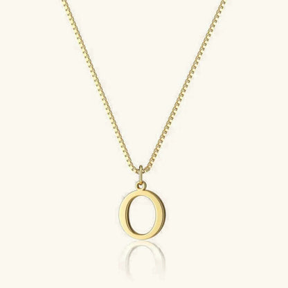 [Echo Fine]Therese Letter Initial Gold Necklace