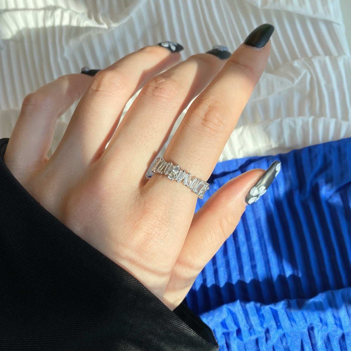 [ECHO ]Delicate Multi Shape Tennis Ring