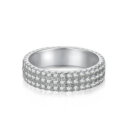 [ECHO ]Dainty Round Cut Tennis Ring