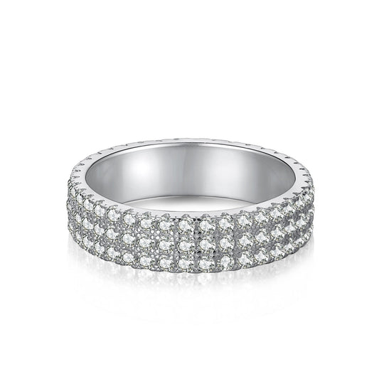 [ECHO ]Dainty Round Cut Tennis Ring