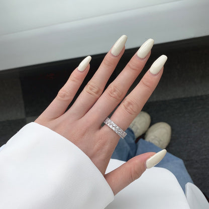 [ECHO ]Sparkling Full Heart Ring