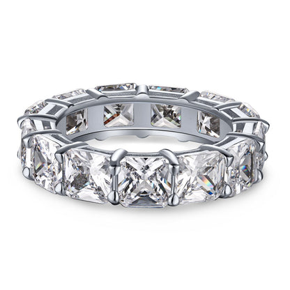 [ECHO ]Elegant Princess Cut Tennis Ring