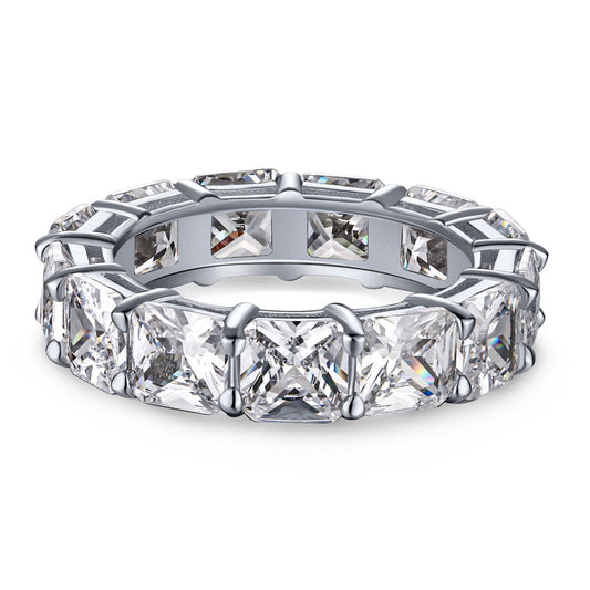 [ECHO ]Elegant Princess Cut Tennis Ring