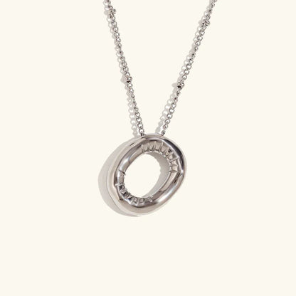 [Echo Fine]Balloon Gold Initial Necklace