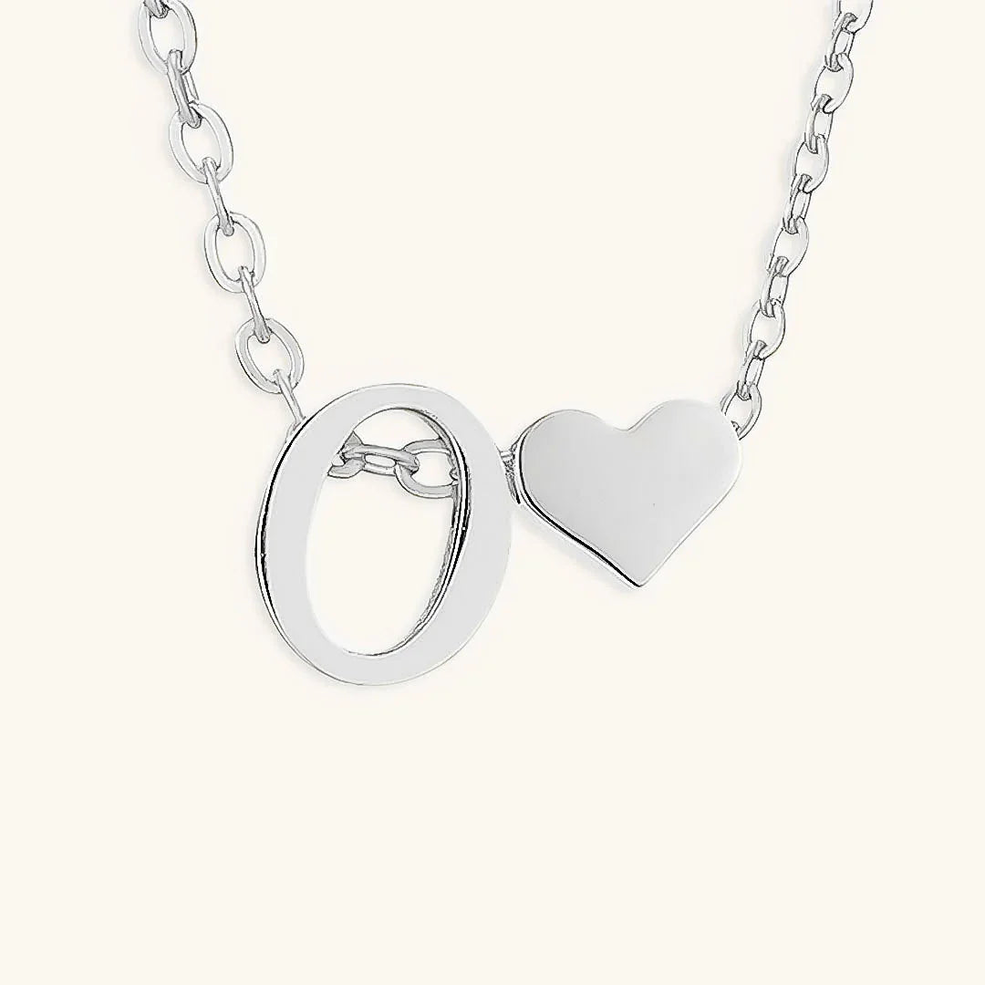 [Echo Fine]Ria Initial Letter Gold Necklace