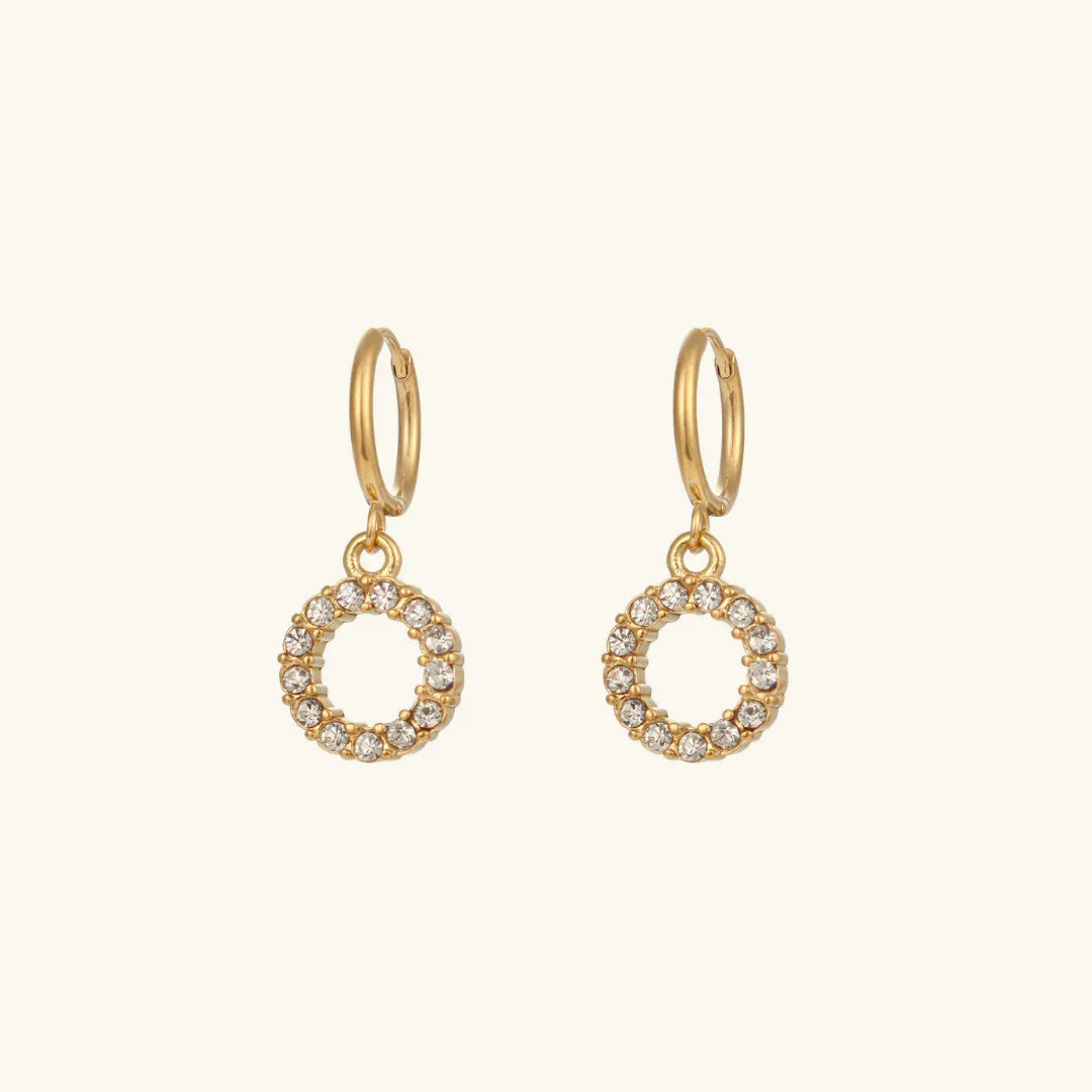 [Echo Fine]Wilhemina Initial Letter Earrings