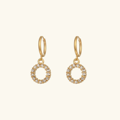 [Echo Fine]Wilhemina Initial Letter Earrings