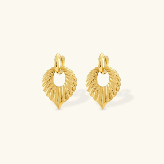 [Echo Fine]Penelope Leaf Earrings