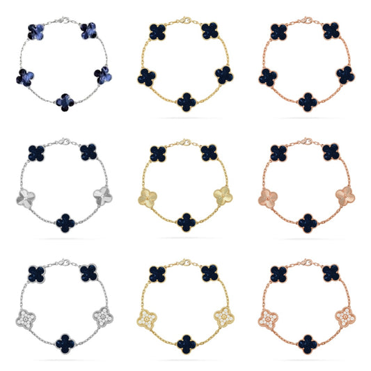[ECHO ]CLOVER 5 MOTIF PIETERSITE BRACELET COLLECTION