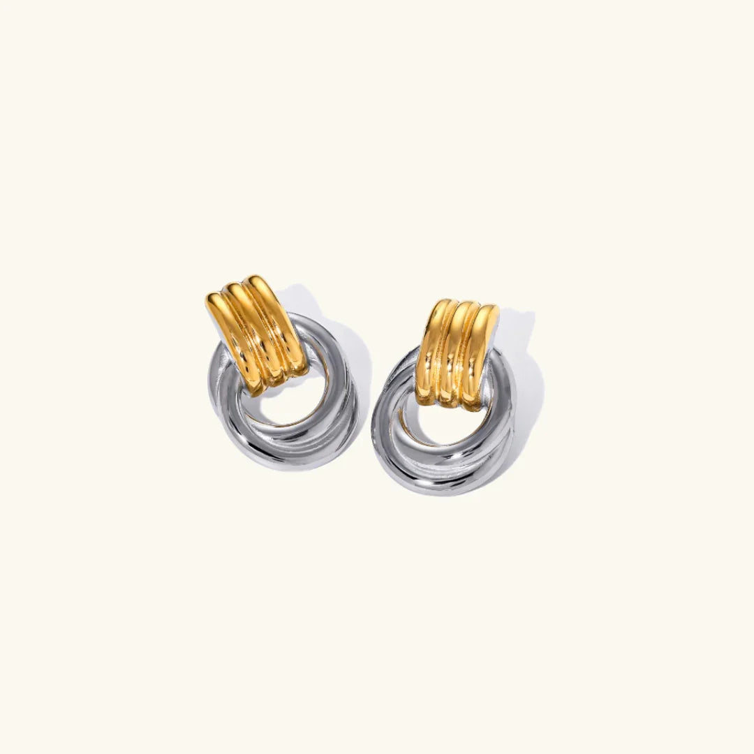 [Echo Fine]Luna Layered Hoop Earrings