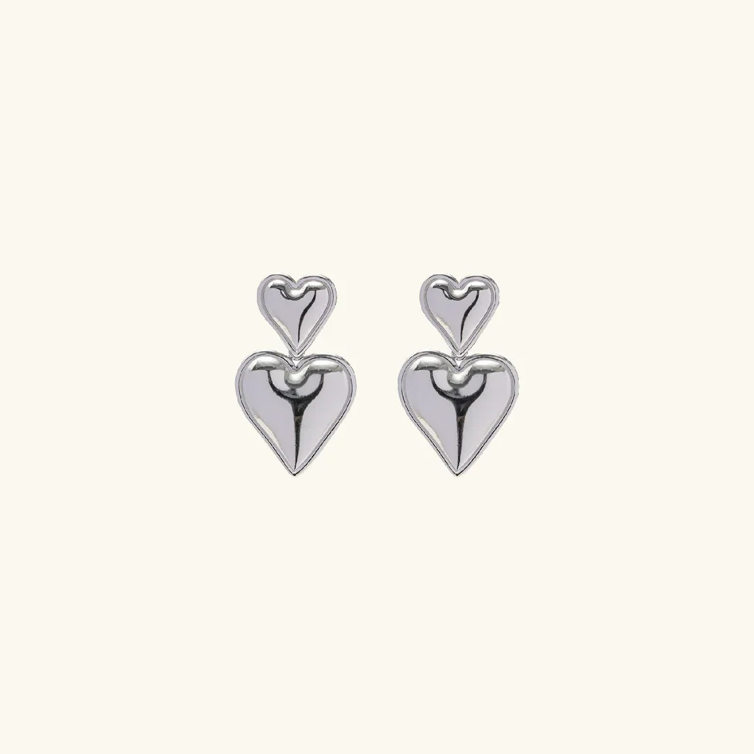 [Echo Fine]Zofia Gold Heart Earrings