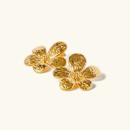 [Echo Fine]Daisy Gold Earrings