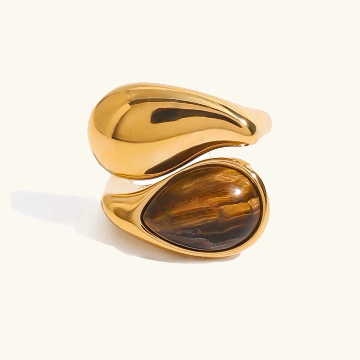 [Echo Fine]Mara Amber Pearl Ring