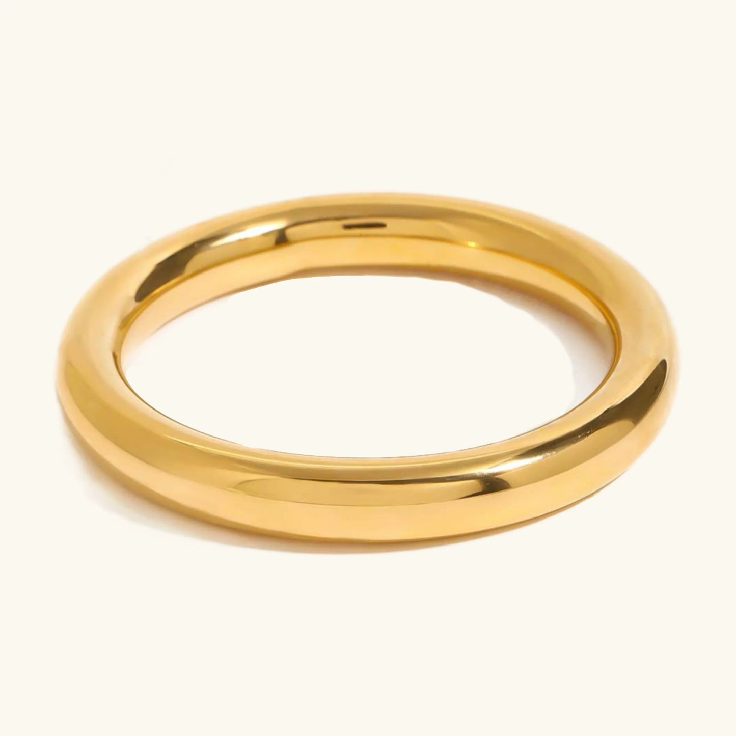 [Echo Fine]Lina Smooth Gold Bangle