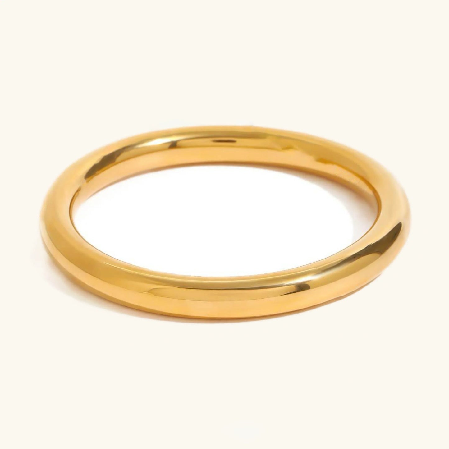 [Echo Fine]Lina Smooth Gold Bangle