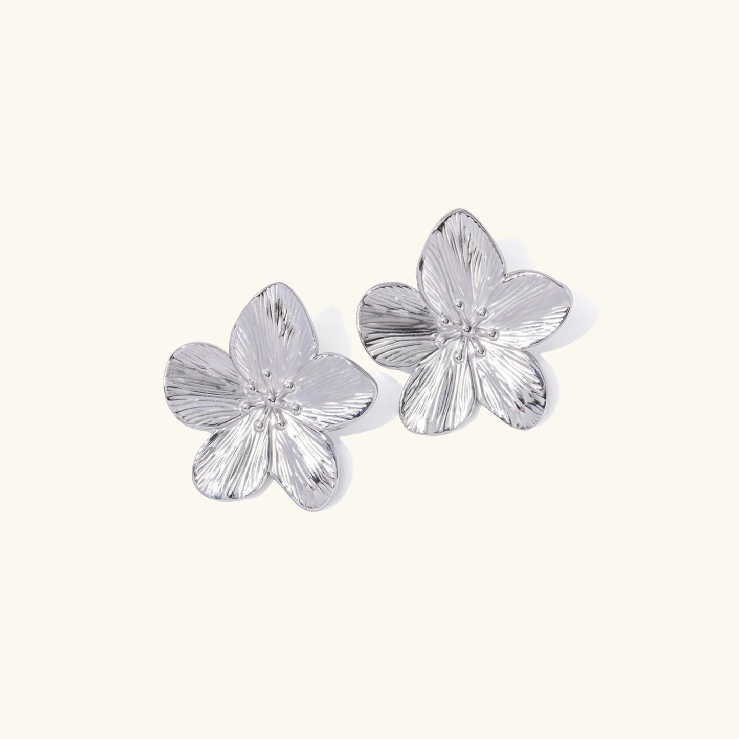 [Echo Fine]Allysa Flower Gold Earrings