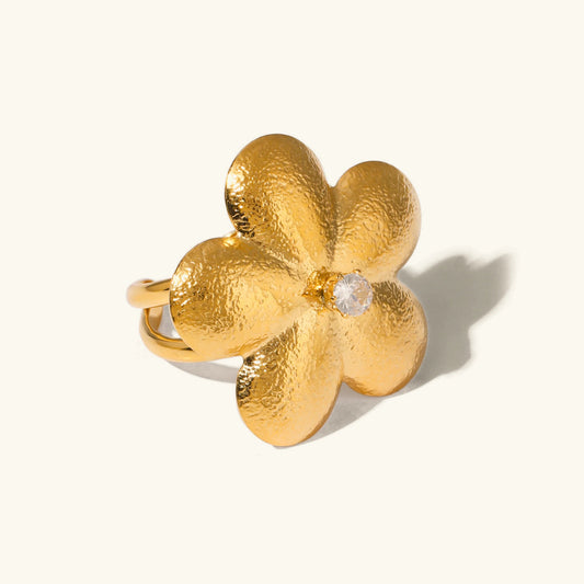 [Echo Fine]Flora Gold Petal Ring