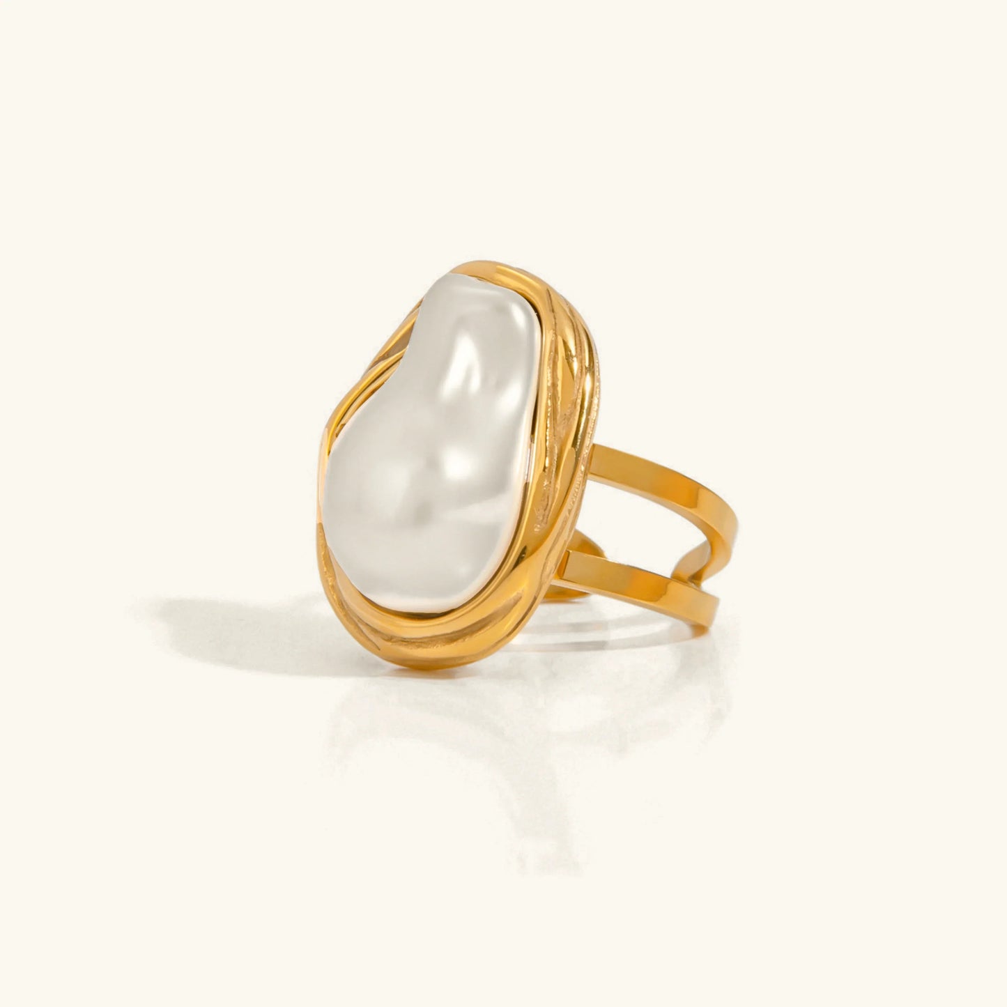 [Echo Fine]Charis Gold Pearl Ring