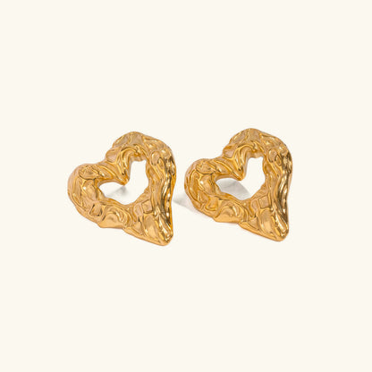 [Echo Fine]Helene Heart Earrings