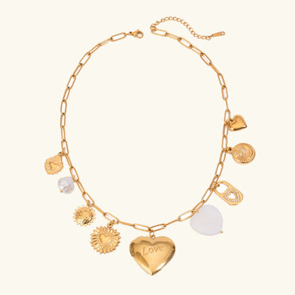 [Echo Fine]Lianne Gold Heart Locket