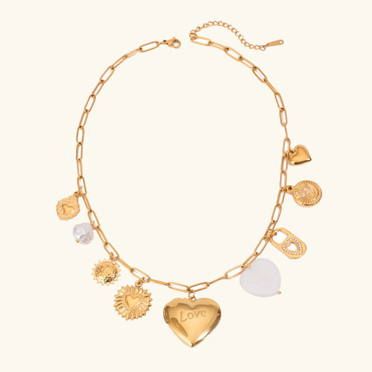 [Echo Fine]Lianne Gold Heart Locket