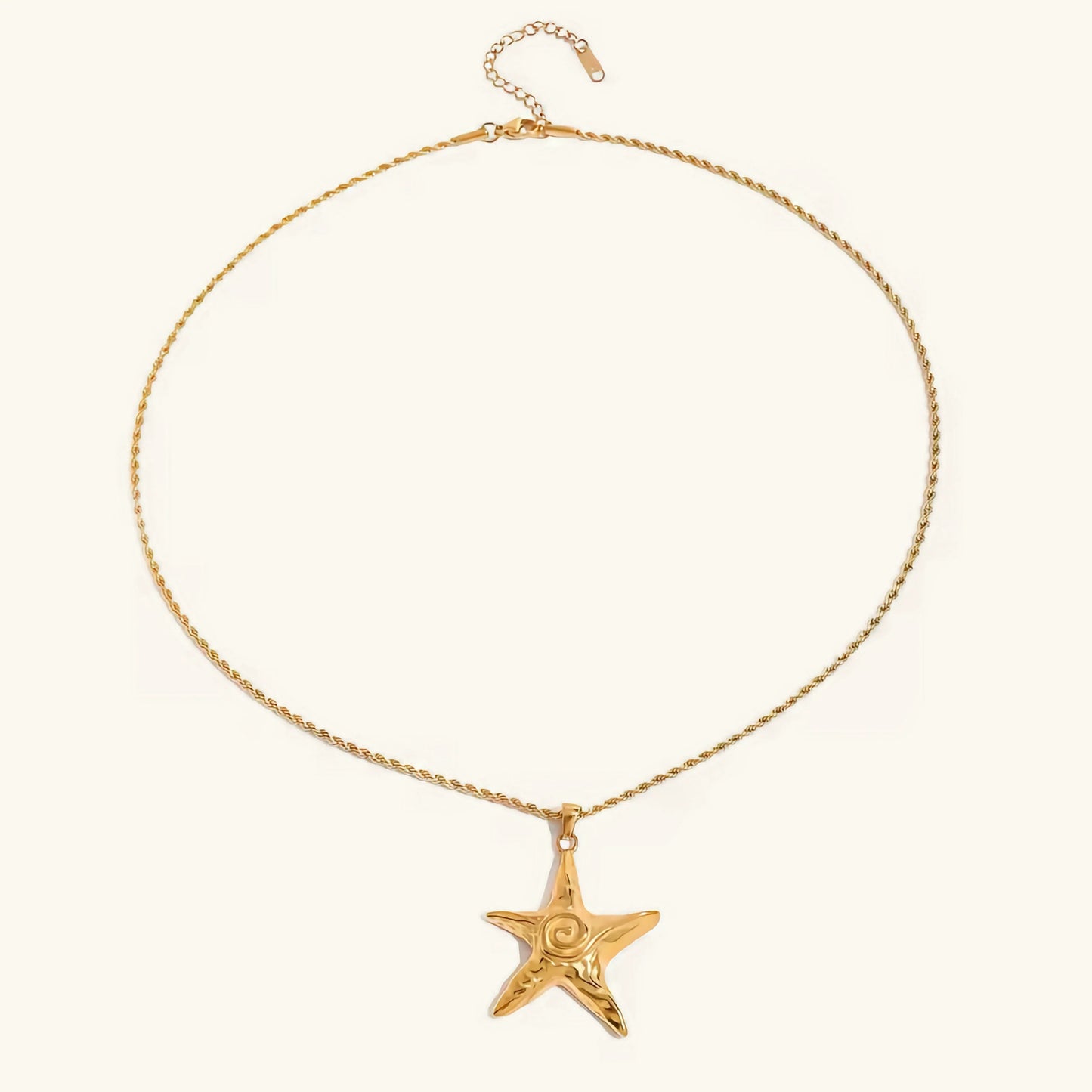 [Echo Fine]Tammy Gold Starfish Necklace