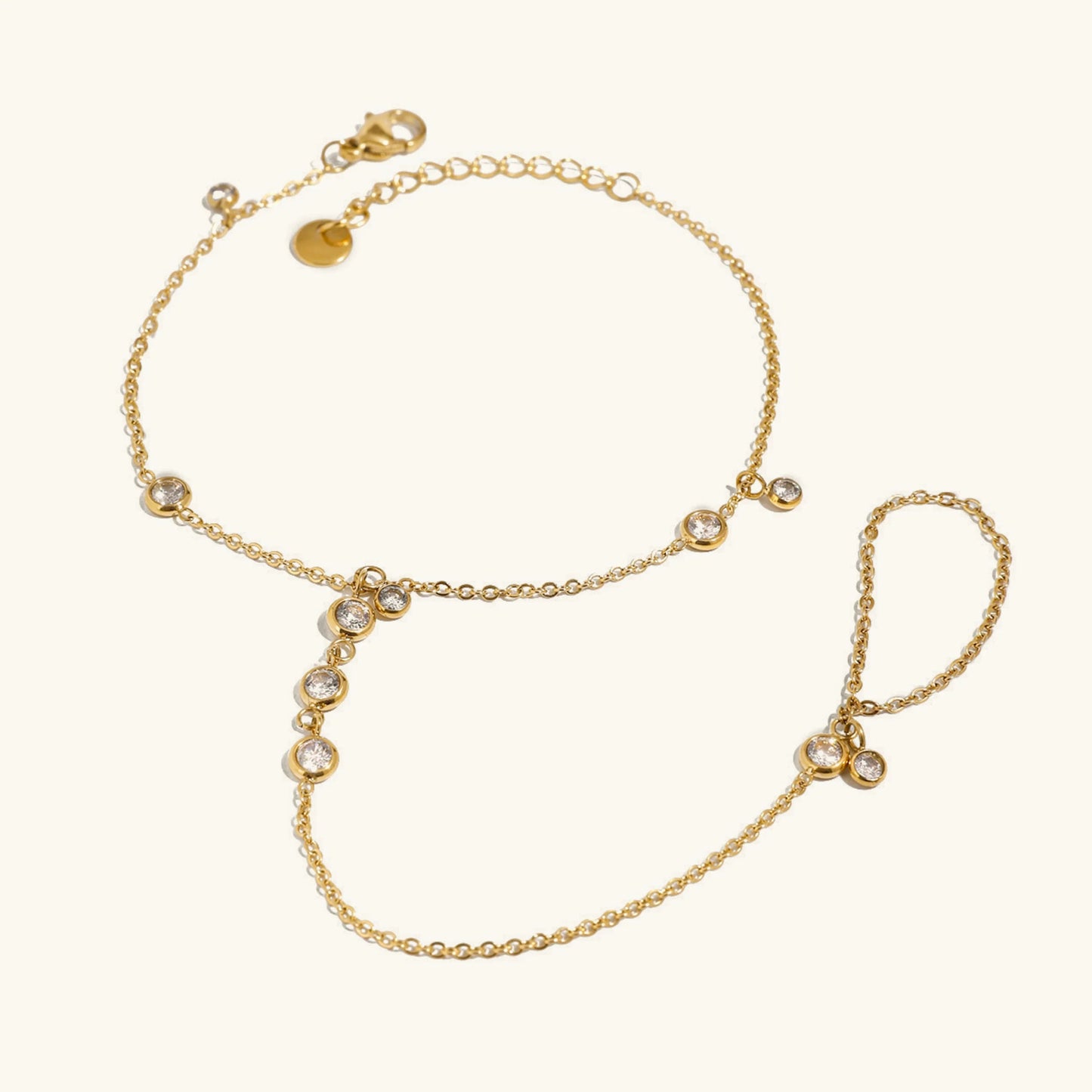 [Echo Fine]Elina Diamond Hand Chain