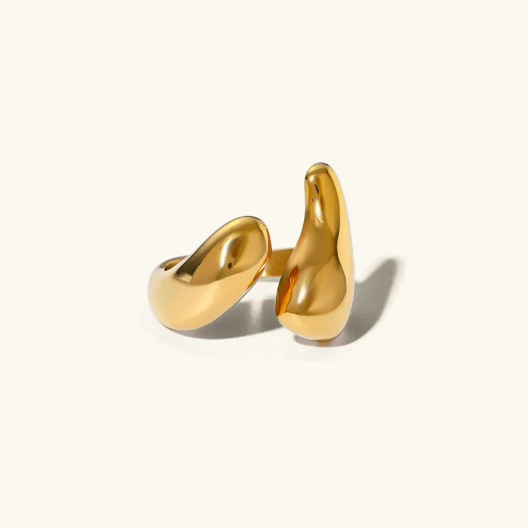 [Echo Fine]Abstract Gold Ring