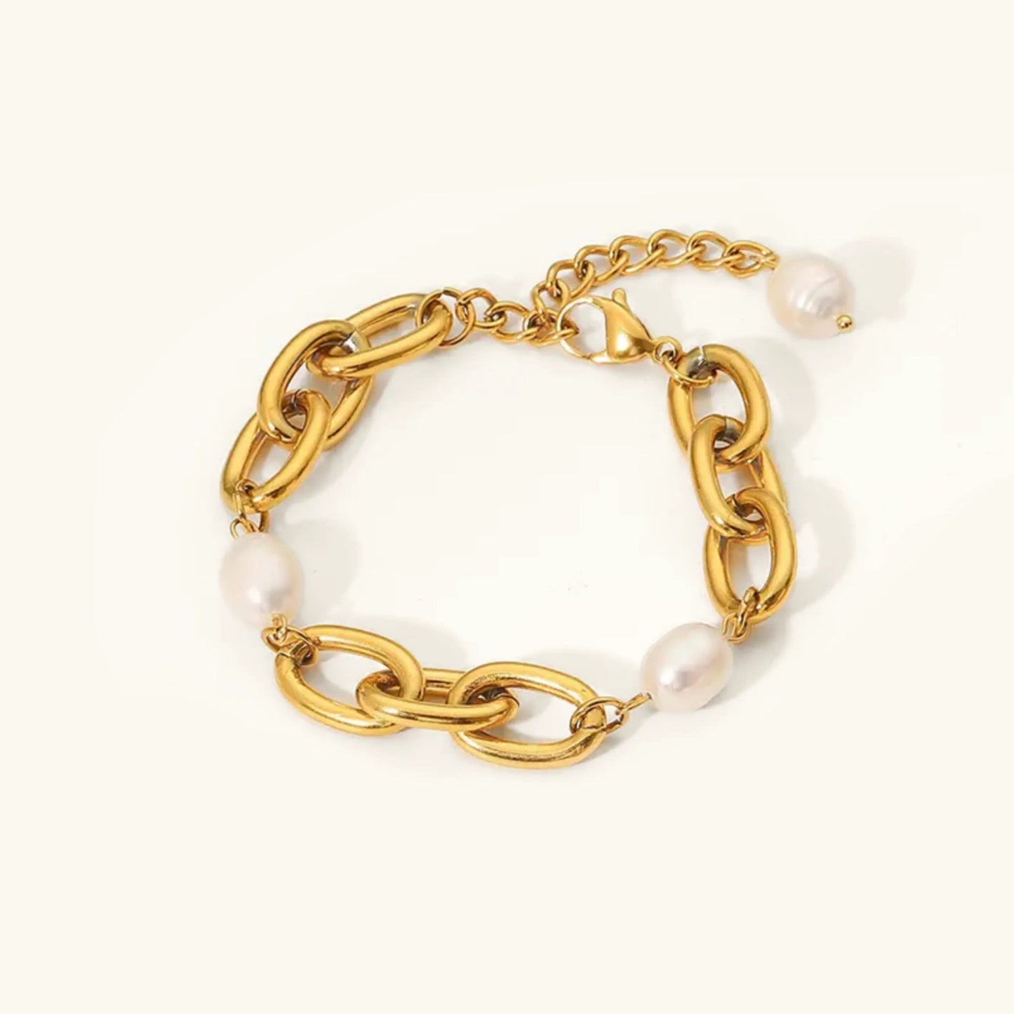 [Echo Fine]Ysabel Chunky Freshwater Pearl Bracelet
