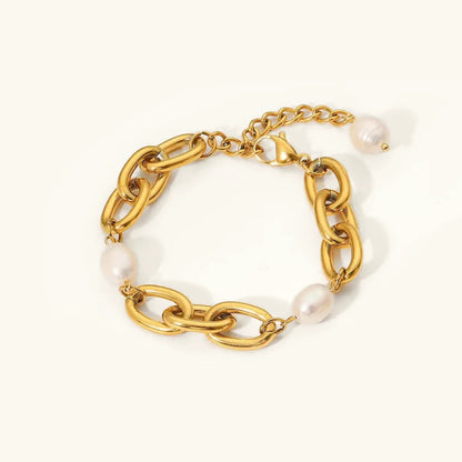 [Echo Fine]Ysabel Chunky Freshwater Pearl Bracelet