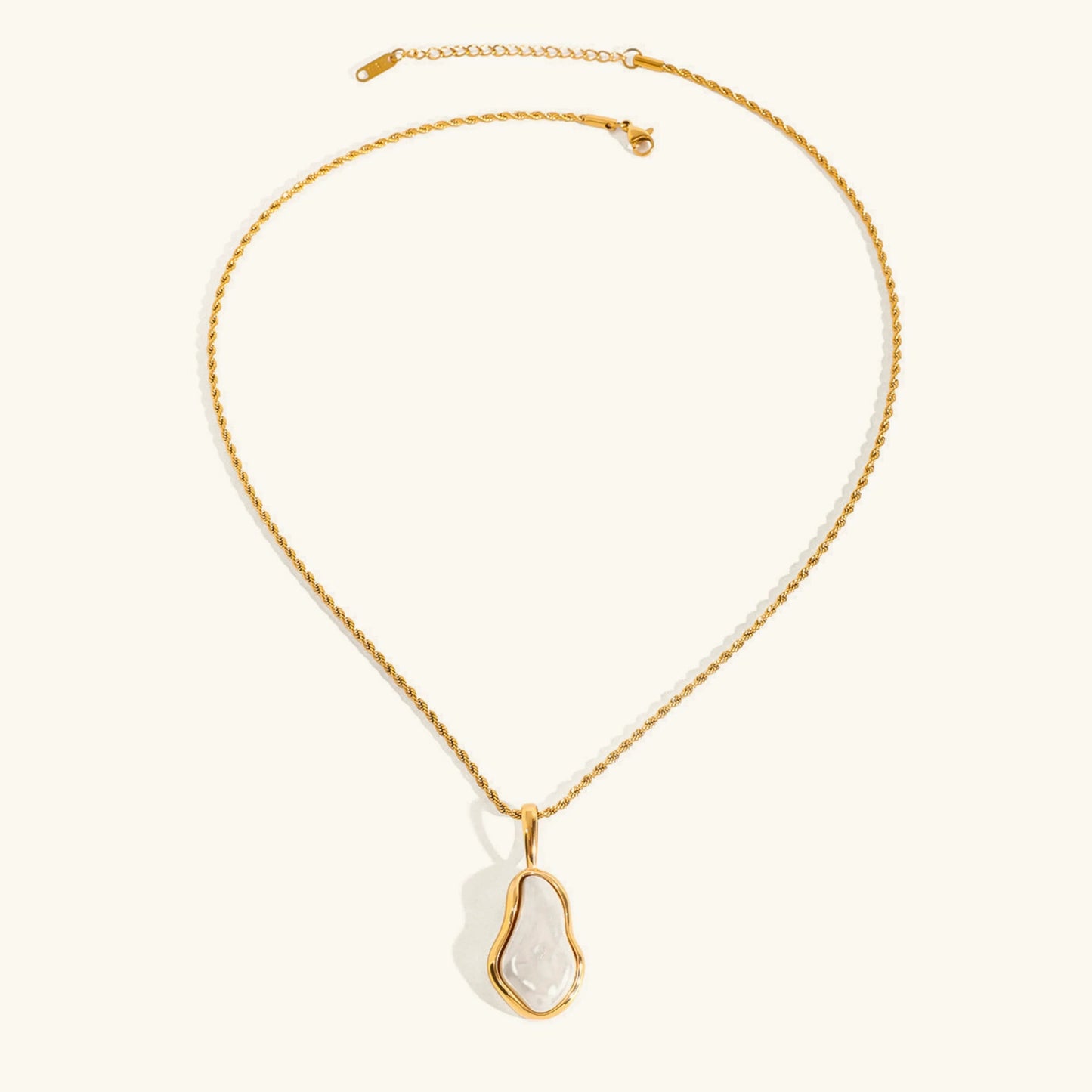 [Echo Fine]Marjorie Freshwater Pearl Necklace