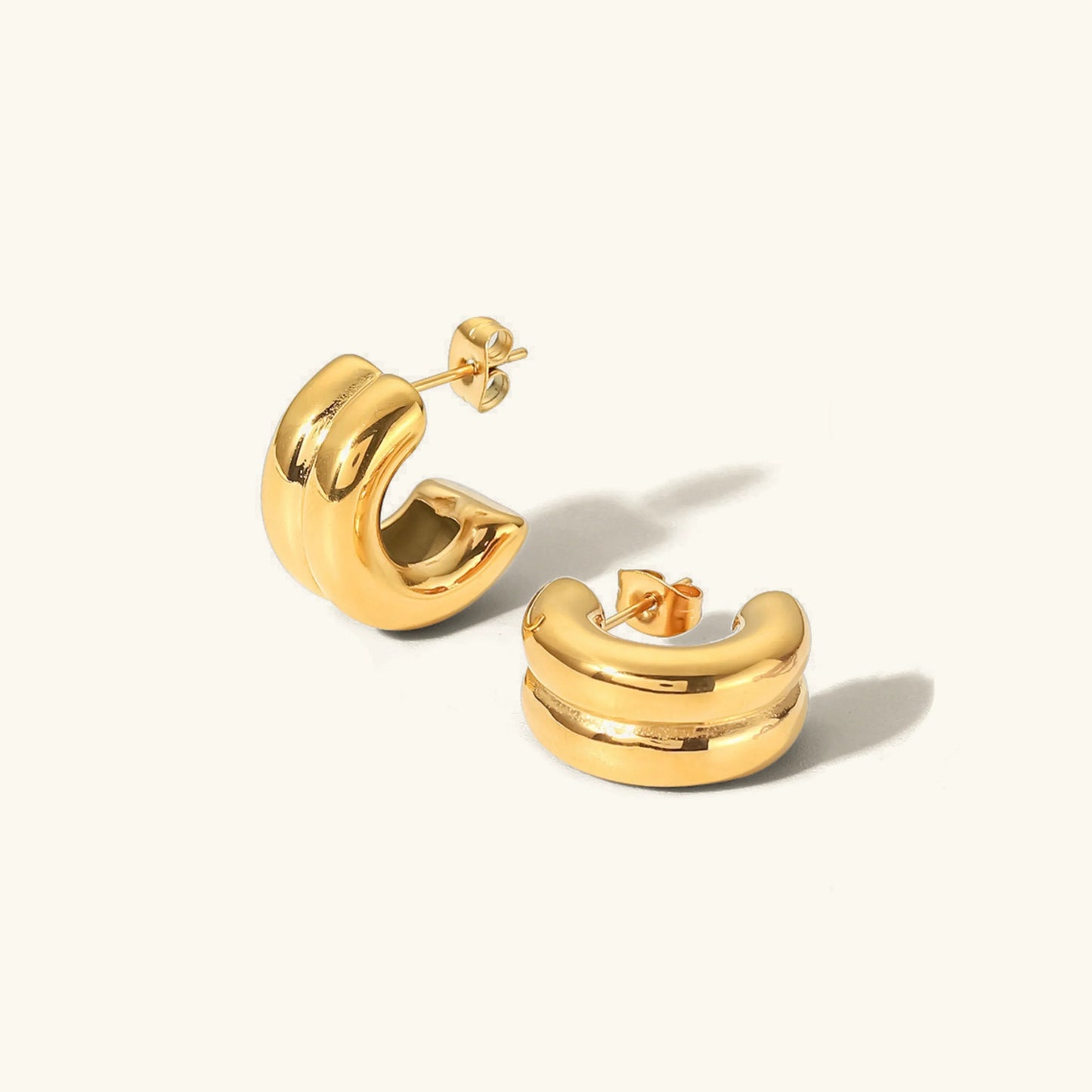 [Echo Fine]Henrietta Gold Earrings