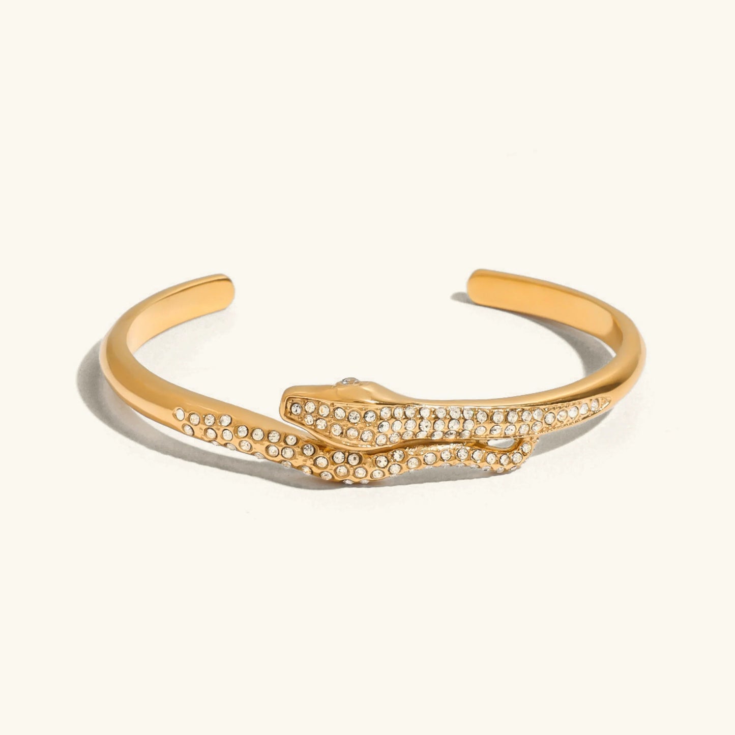 [Echo Fine]Rosalee Serpentine Diamond Bangle
