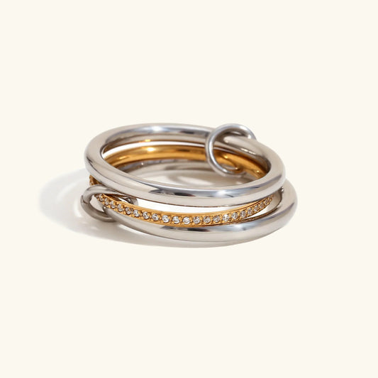 [Echo Fine]Belinda Diamond Ring Stack