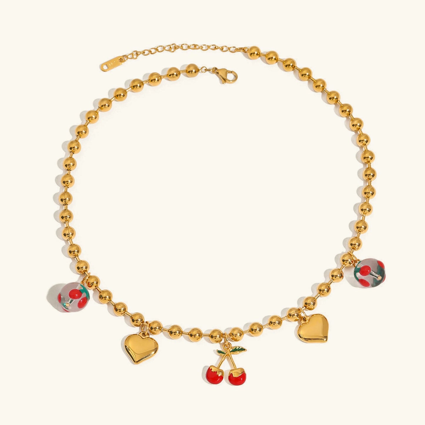 [Echo Fine]Kai Gold Cherry Necklace