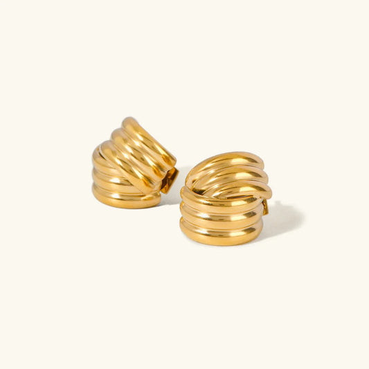 [Echo Fine]Avalon Gold Earrings
