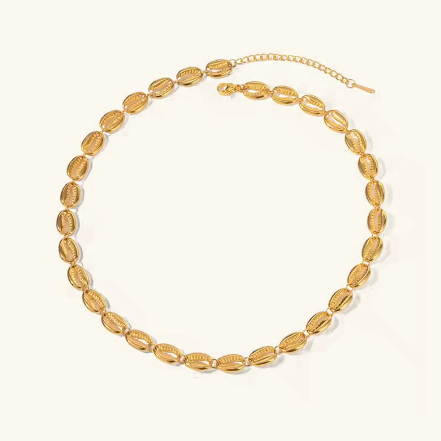 [Echo Fine]Pacifica Gold Seashell Necklace