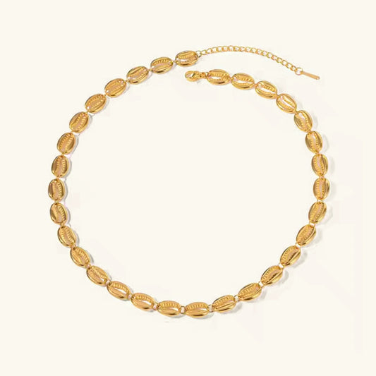 [Echo Fine]Pacifica Gold Seashell Necklace