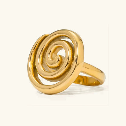 [Echo Fine]Christy Spiral Gold Ring
