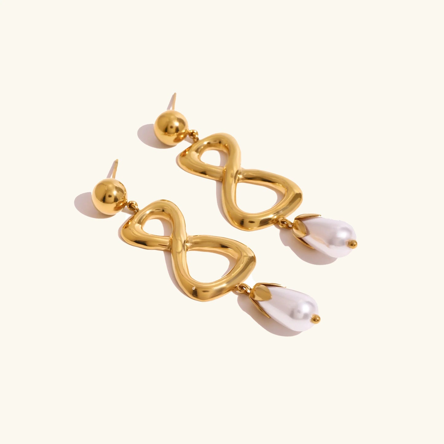 [Echo Fine]Kaylee Freshwater Pearl Earrings