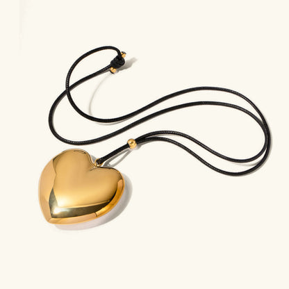 [Echo Fine]Ophelia Gold Heart Necklace