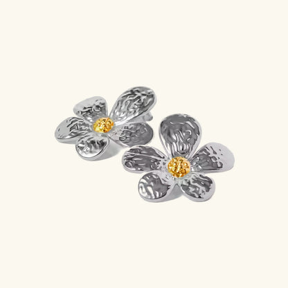 [Echo Fine]Daisy Gold Earrings