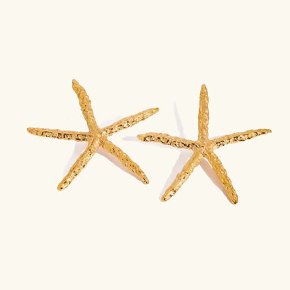 [Echo Fine]Claudia Gold Starfish Earrings