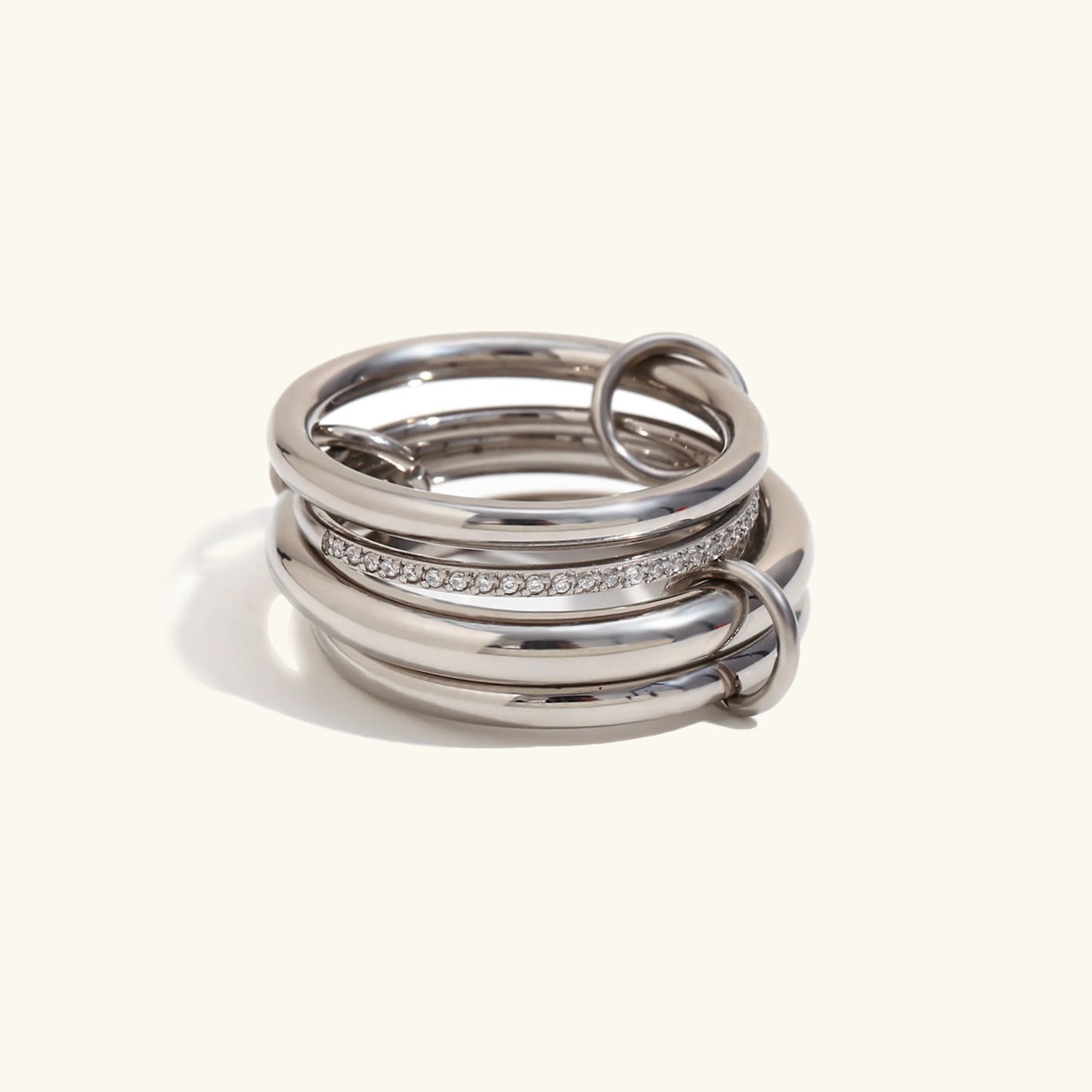 [Echo Fine]Emmanuelle Diamond Ring Stack