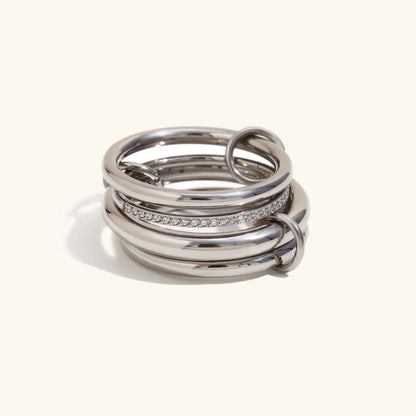 [Echo Fine]Emmanuelle Diamond Ring Stack