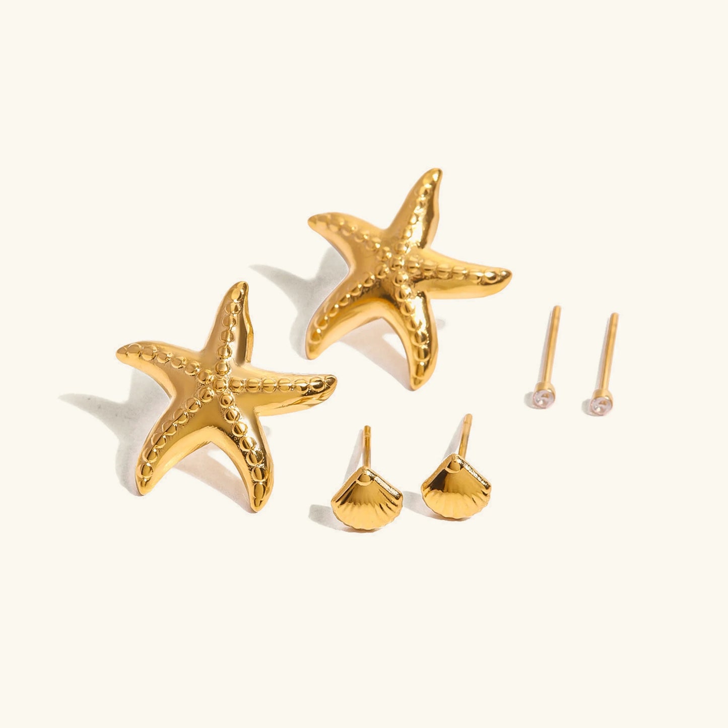 [Echo Fine]Arielle Ocean-Inspired Earring Bundle