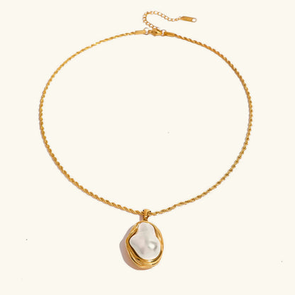 [Echo Fine]Carly Mother Of Pearl Pendant